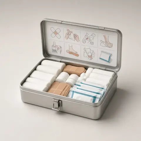 Firstaid Compact Kit, professional product photograph