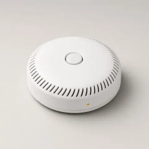 Smokealert Battery Alarm, professional product photograph