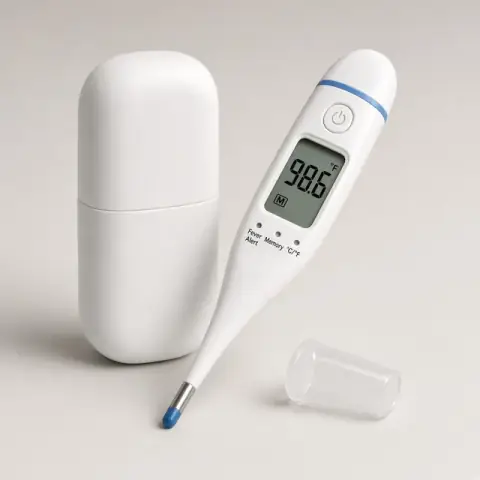 Thermometer Oral Digital, professional product photograph