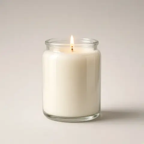 Candlewick Jar Candle, professional product photograph