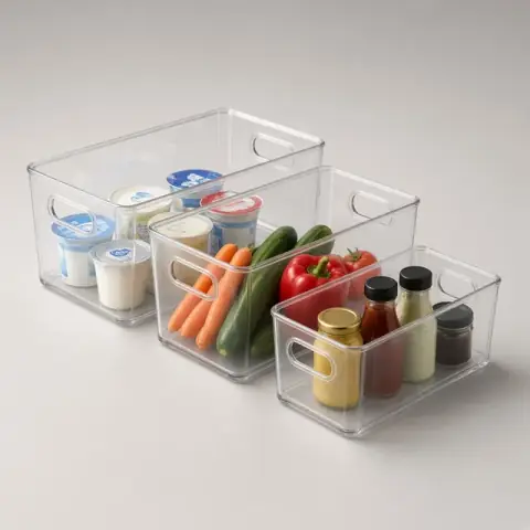 Fridgebin Clear Organizers, professional product photograph