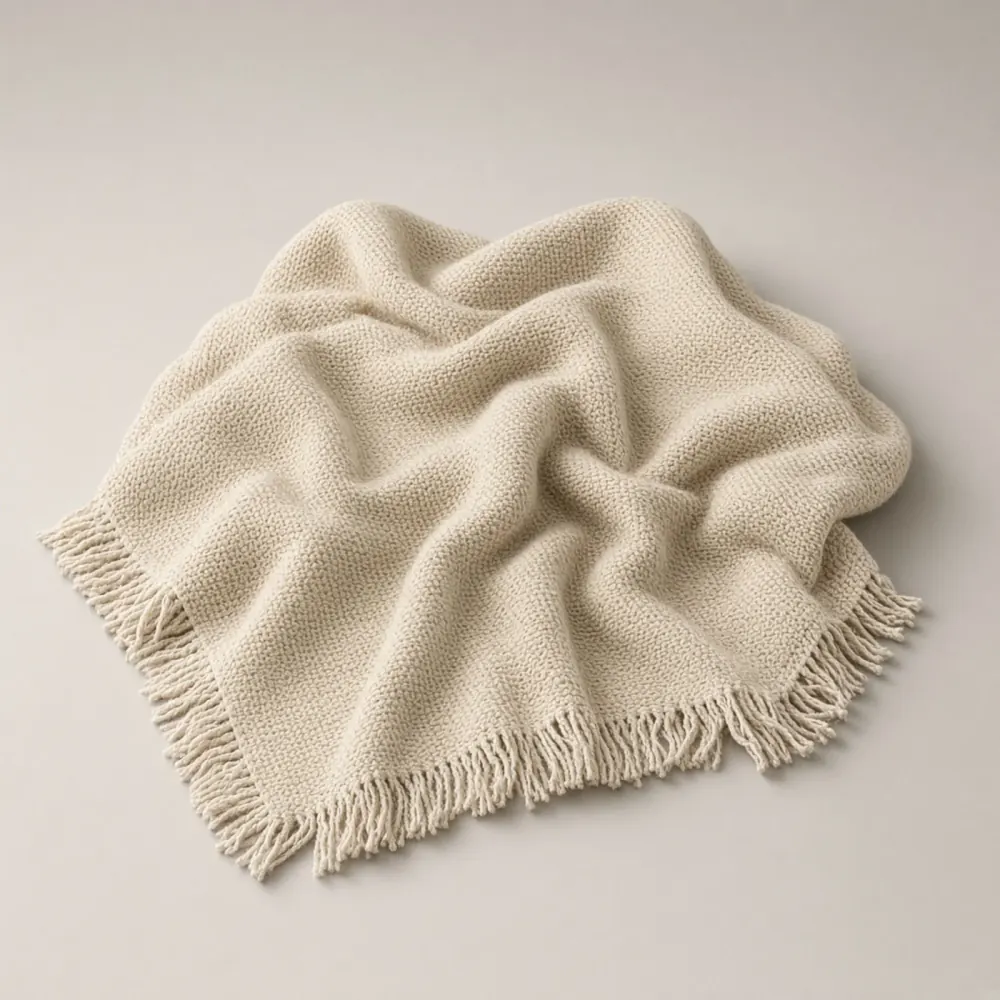 Nightfold Throw Blanket, professional product photograph