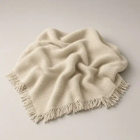 Nightfold Throw Blanket, professional product photograph