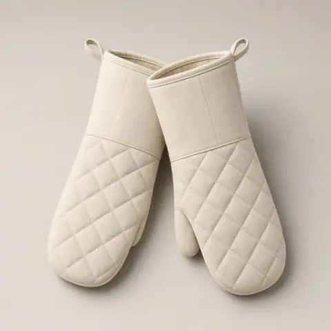 Ovenmitt Gauntlet Pair, professional product photograph