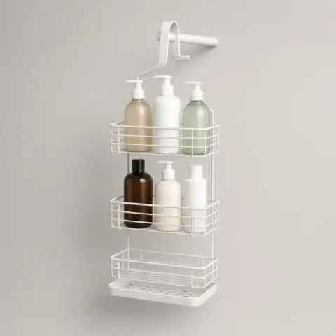 Showerhook Overdoor Caddy, professional product photograph