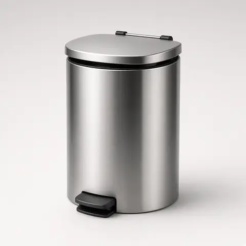 Trashline Step Bin, professional product photograph