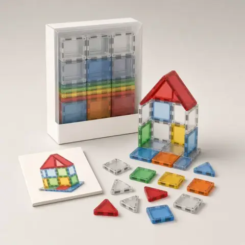 Magnetile Shape Set, professional product photograph