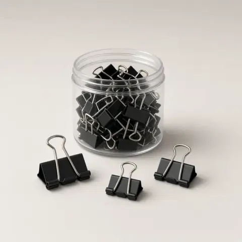 Clipford Binder Clips, professional product photograph