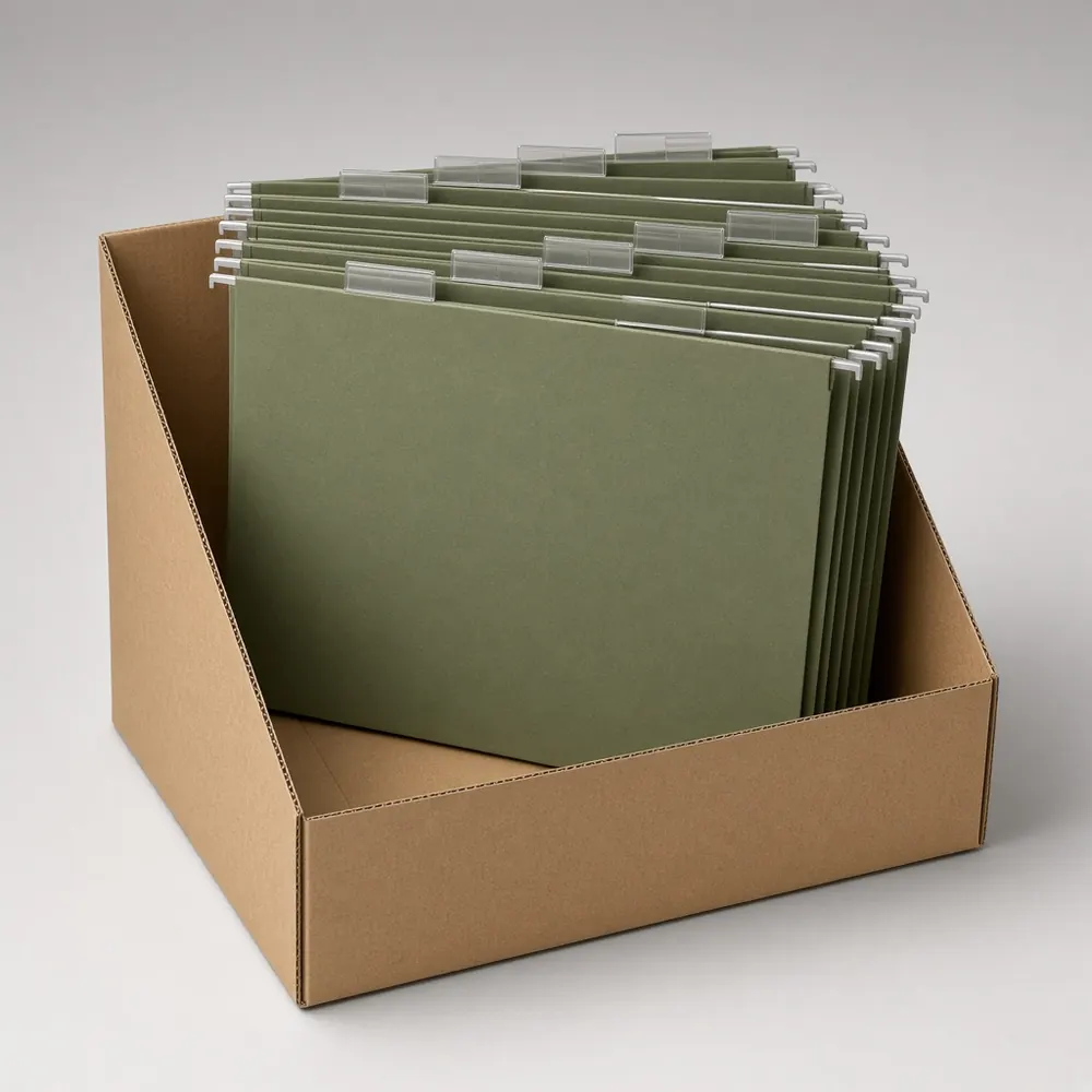 Filecrest Hanging Folders, professional product photograph
