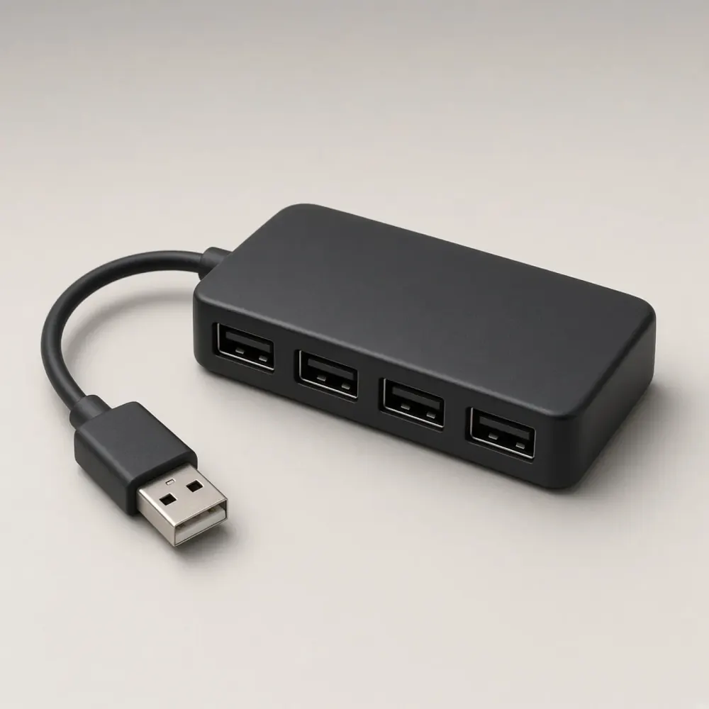 USB Hub Branch 4-Port, professional product photograph