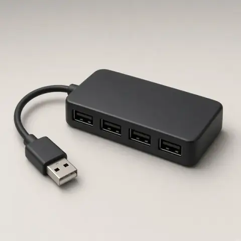 USB Hub Branch 4-Port, professional product photograph